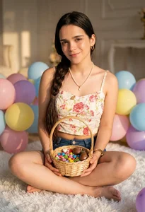 LucianaMoreau Happy Easter🐰🌷 Pic 2