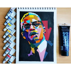 color_beat17 Malcom X Portrait Pic 3