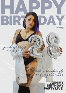 ChloeAllennn Its My Birthday Poză