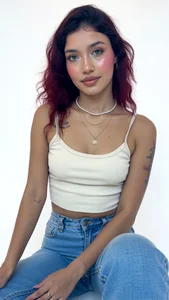 Cherry_Scarlet_ Denim day photoshoot зображення 3