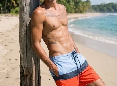 Beachman01 Homem da praia รูป  3
