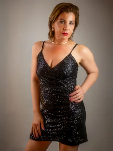 Clhoe_Johnson Black Dress Foto