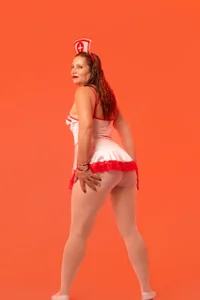 Enfermera de Sexy-Woman-Mature Foto