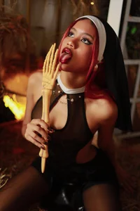 Aprillbrunette your sexy nun / halloween 2025 🎃👑 Pic 5