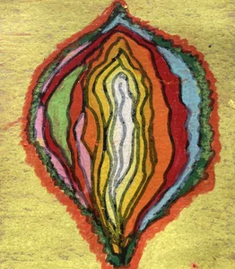 GlobalGigolo Vagina Art - My Friends' Vaginas Painted in Abstract Pic 2