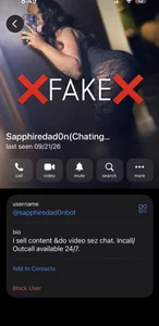 sapphiredadon 🚨NOT ME!🚨Don’t Get Scammed!🚨 Pic 2