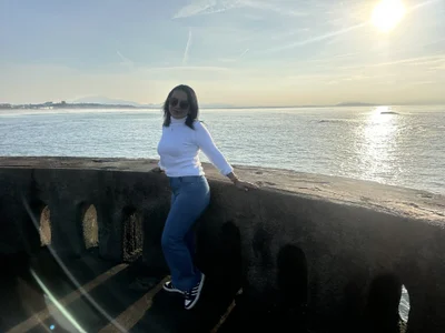 veronika_naughty Ocean in France near from Spain in Biarritz Pic