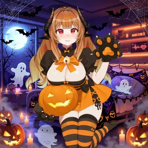 Meganhentai Happy halloween 🎃 รูป  5