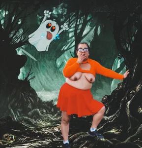Sesion fotosCosplay velma buscando al fantasma hot🤭 de erinadarling79  5 photos