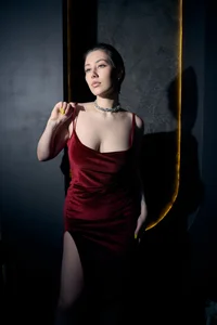 Molli_Luv Night in scarlet velvet💖 Foto 3