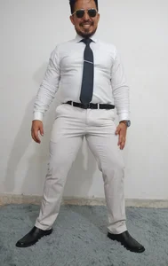 KalethBigDick white suit  7. fénykép