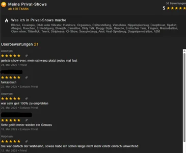 AlessiaAura 5* reviews of private + c2c shows ->les meine Bewertungen + lad mich ein (2025) зображення 6