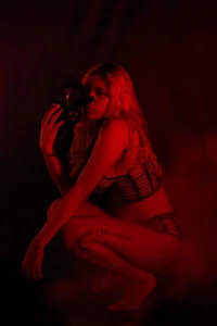 Michelle-Daniels “Hidden face, dangerous intentions. 🔥🥀” Pic