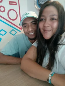 CaroyAndy hapyy sexy couple . fénykép