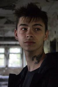 In the abandoned building