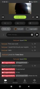 Ticket show de Suggardaddy4u  Imagens