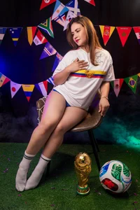 TherezaLarson ready for the world cup 👌⚽ Foto 2