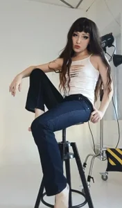 Amber_Glow_ Blue jeans🩵 Pic 6