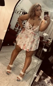 ZoeMesmerize sweet cute white lil night dress🌸SO NOT..like me🤣♠️ Εικόνα 3