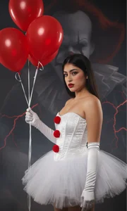 Alaya_cute HALLOWEEN 🔴⚪  3টি ছবি