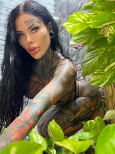 darkinkedbabe micro bikini shower shoot Pic 6