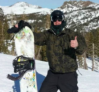 USAPartyBoy420 Snowboarding Pic