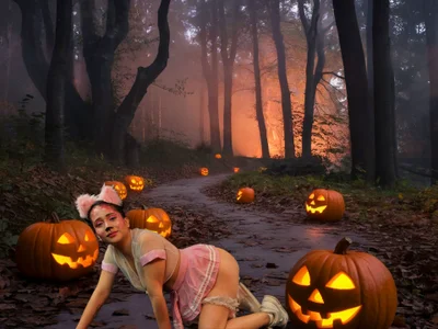 ScarlettParker Sweet or naughty? 🥵🎃 Pic 3