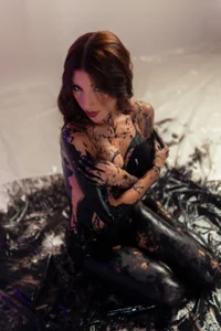 AilishBenson Hot Ink & soft yummy Skin😈 Pic 6