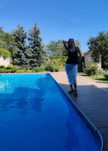 Iren's Iren in swimming pool cottage3 Sex Photo 4