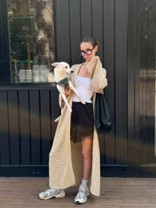 AnabelHun Chasing sunbeams with my favorite pup Pic 2