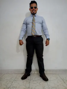 Gray and light blue Suit od KalethBigDick  3 snímek