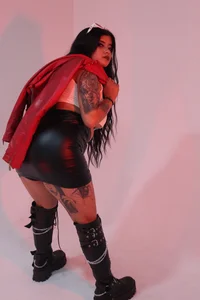 Alexa_Espinoza Red+black= sexy Alexa Pic 8