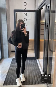 MeantWeek All black sporty look 🖤 slika 6