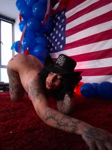 JuliaRose_ks ❤️Naked🤍Patriotism💙 (4 of july 2025) Hình 3