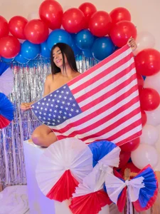 ZiaCalifaの💓🤍💙 july 4h 💓🤍💙の 2枚の写真