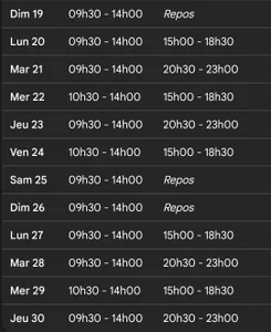 Hotenza69 Horaire de live зображення