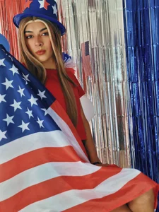 Maiskeen_Zamaraの💙❤️Happy 4th of July💙❤️の 5枚の写真