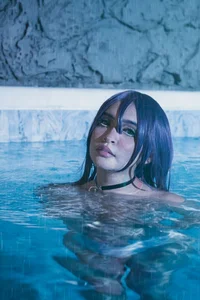 GigiBelli under my pool รูป  6