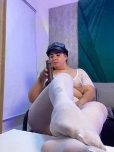 AlissonHarris White Nylons Pic