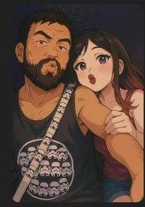 OldManAndGirlishLady Public Pic 8