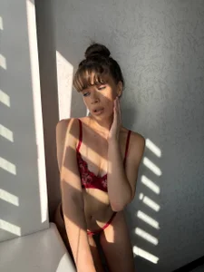 This red set barely covers me od DariaMalkova  5 snímek