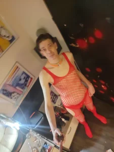 Sletjeray@xh red lingerie Foto 7