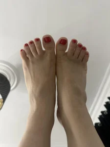 Goddess_EvaX Red Toe Nails Lovers 🍎 Billede 4
