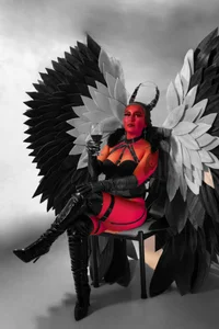 MeliizaQueen Hot black angel Pic 4