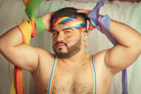 MichaelBear_: PRIDE 🏳️‍🌈❤️🧡💛💚🩵💜 ( 6 фото)