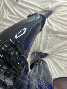 OliviaWin's leather pants and boots Sex Photo 4