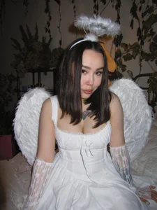 Asian_Asami Angel on Halloween night 🪽 Billede 7