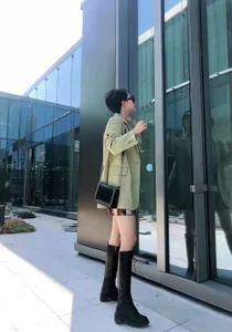 cherry-fa 绿色西装 Immagine 