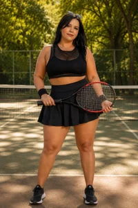 Alanna-sloppy When thick latina tries tennis🔥 圖片 6