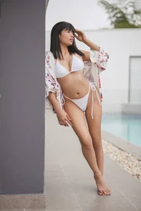 Kloee_brown We had fun in the pool. Foto